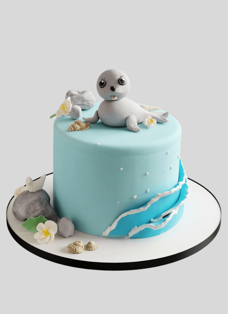Mesmeric Seals Cake