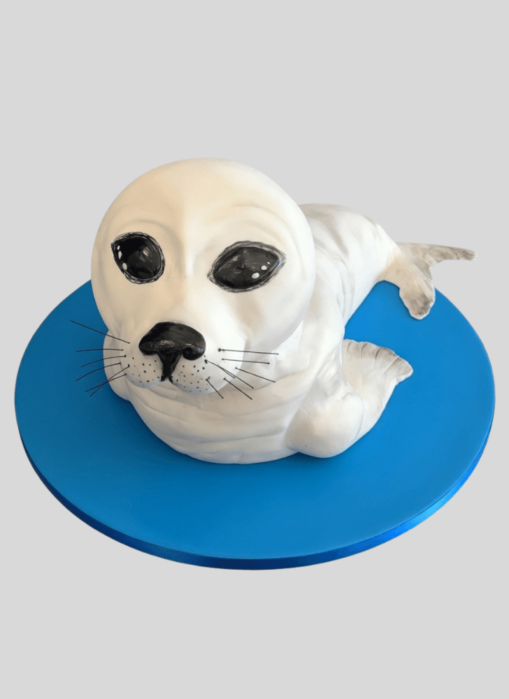 Pretty Seals Cake