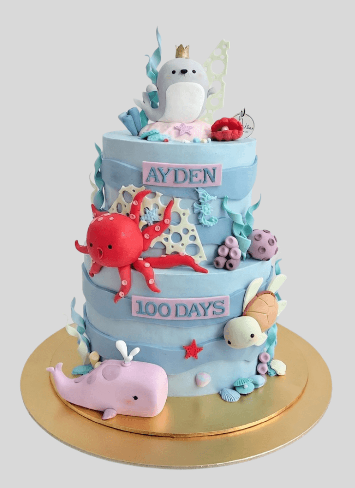 Resplendent Seals Cake