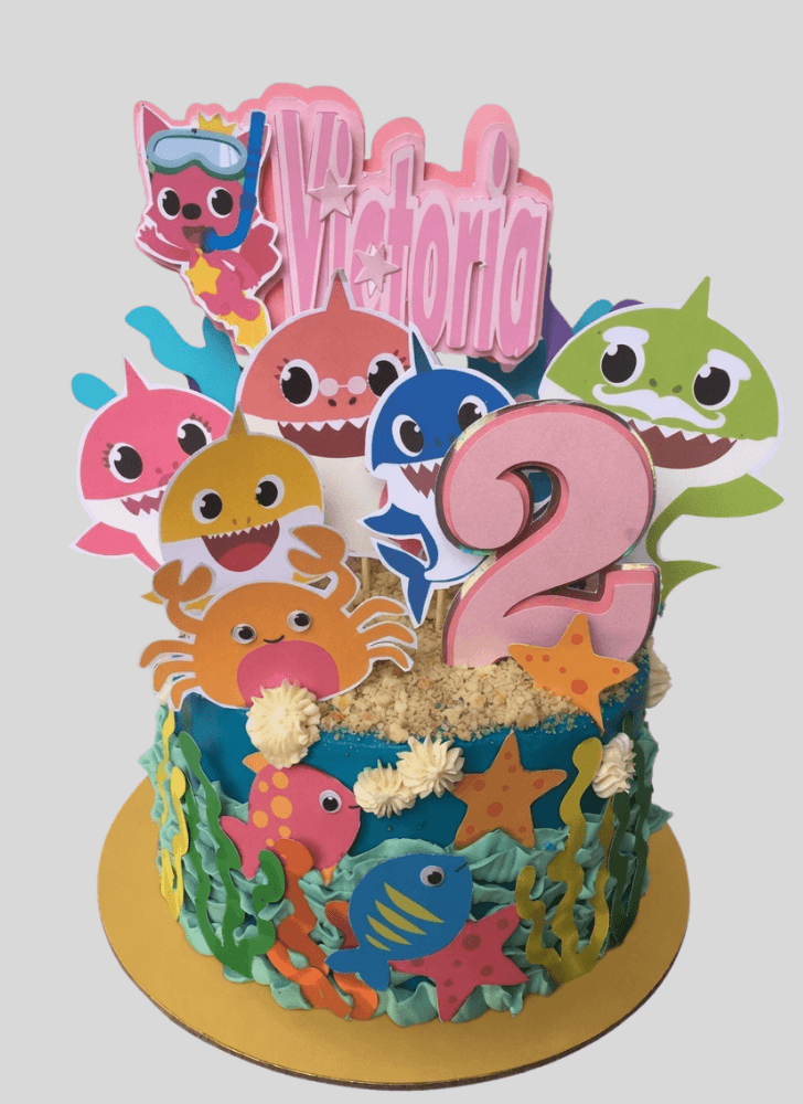 Charming Shark Cake