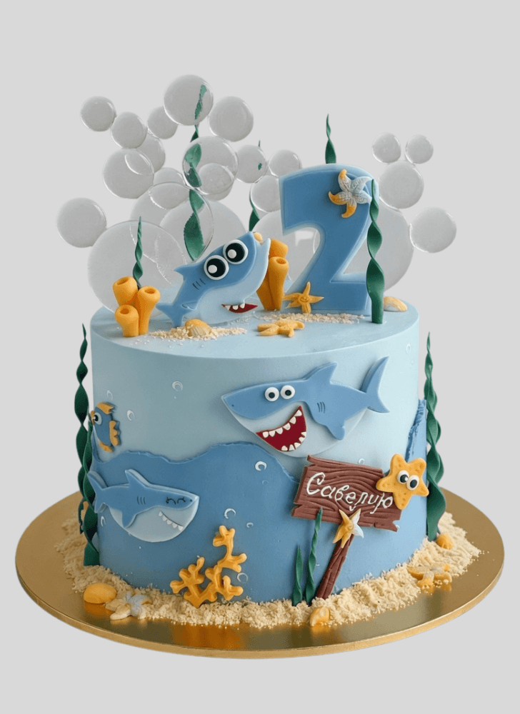 Comely Shark Cake