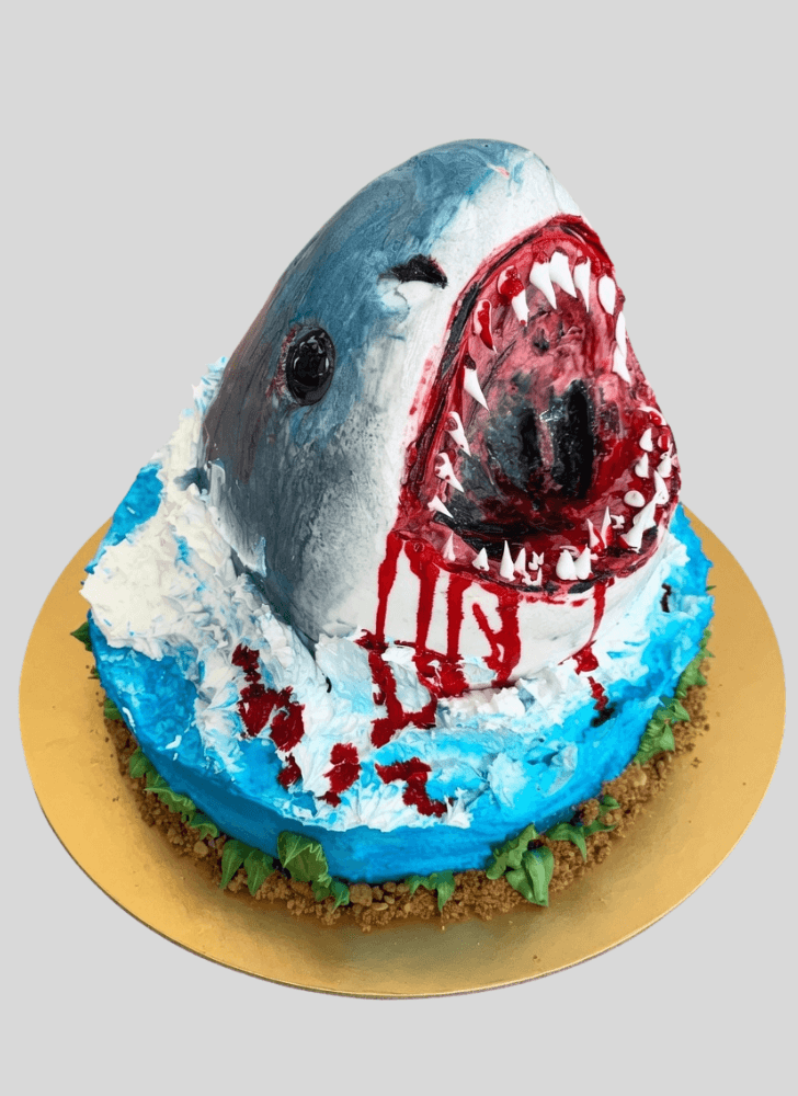 Enthralling Shark Cake