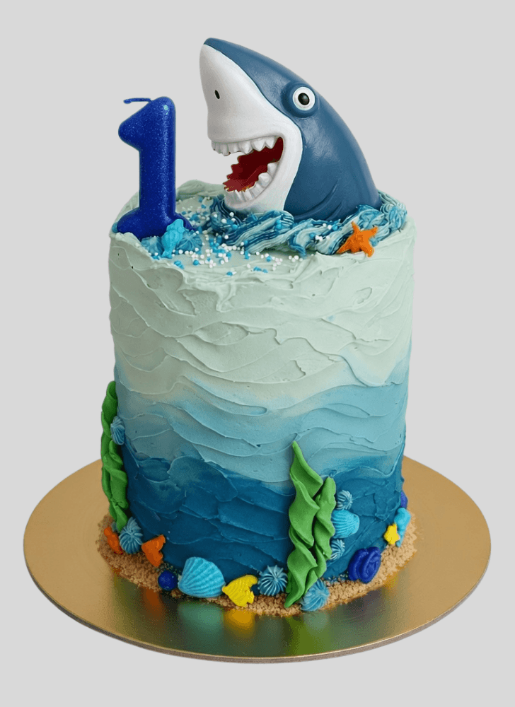 Shapely Shark Cake