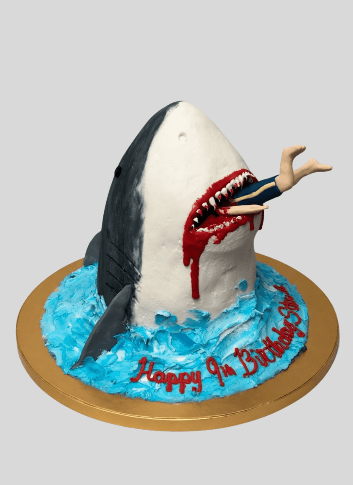 Superb Shark Cake
