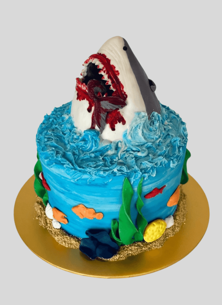 Wonderful Shark Cake Design