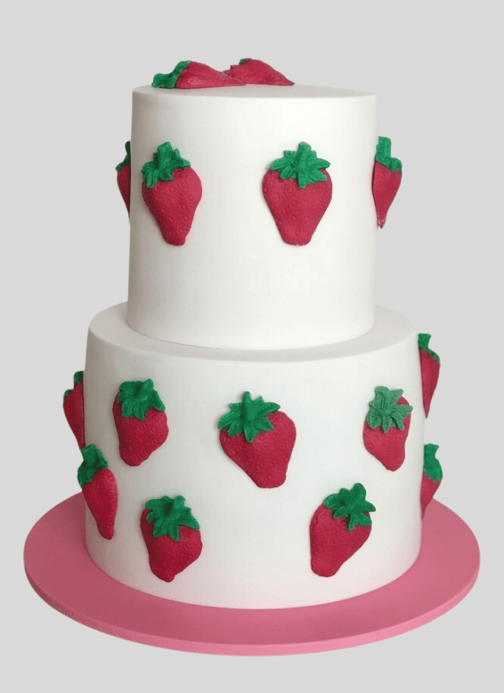 Adorable Strawberry Cake