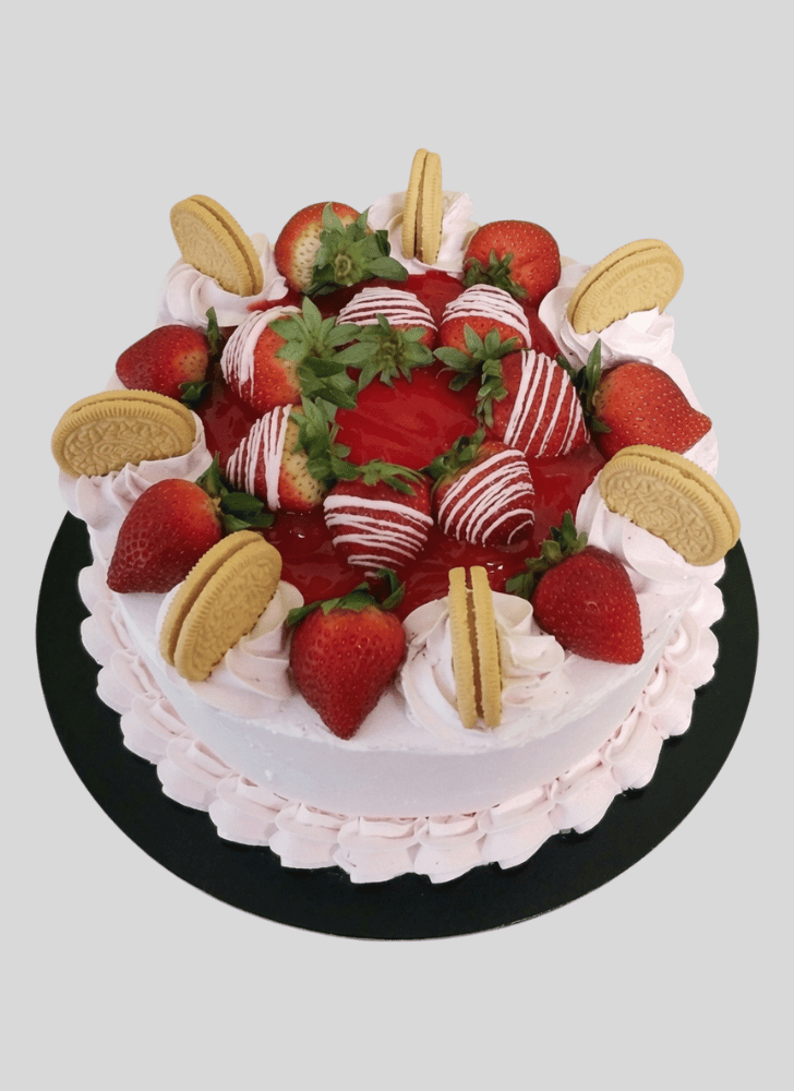 Captivating Strawberry Cake