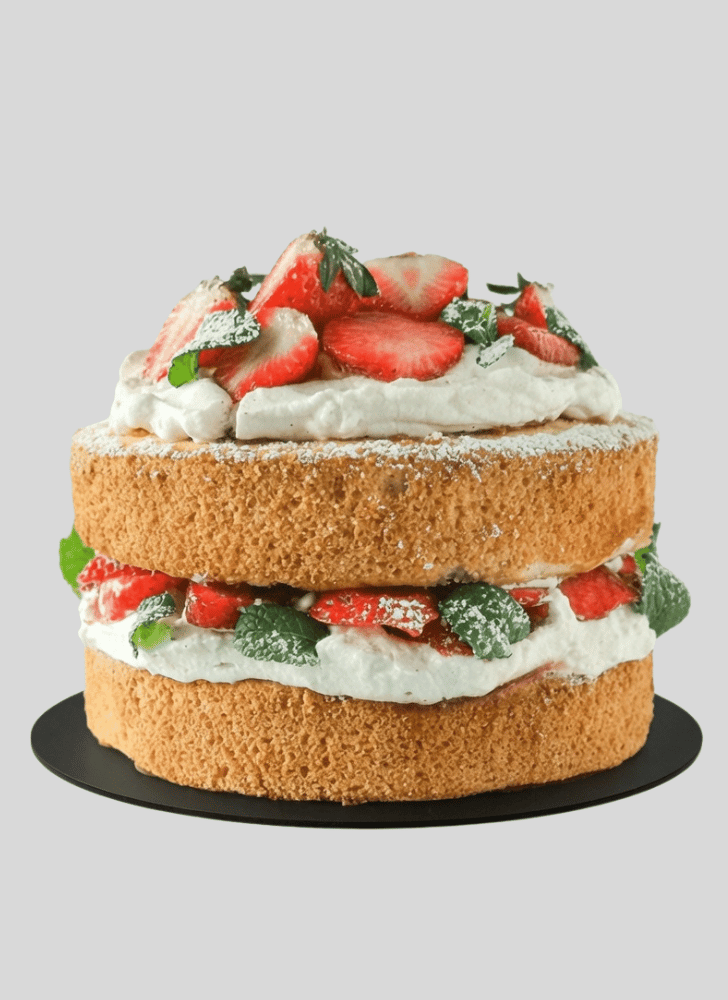 Charming Strawberry Cake
