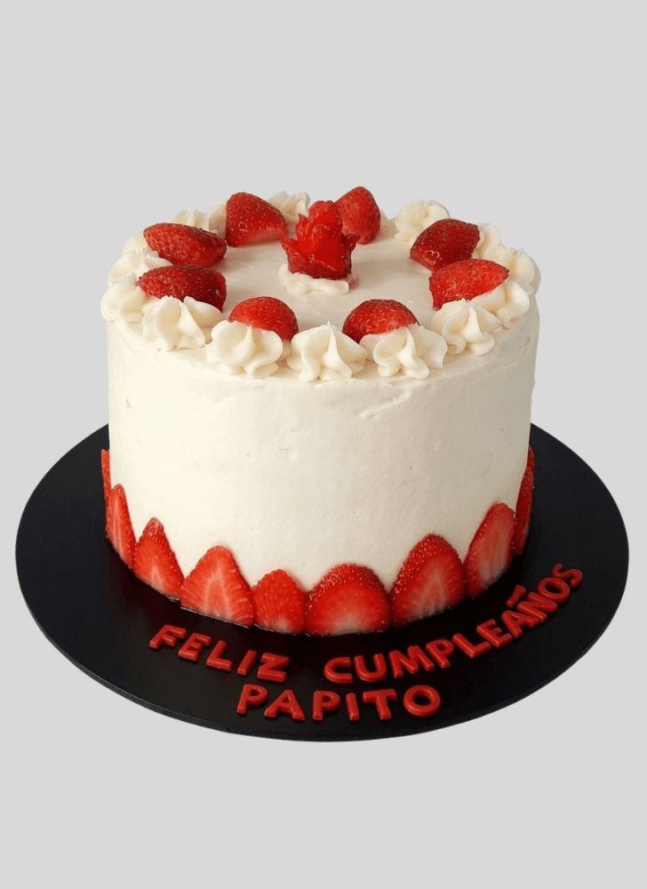 Delicate Strawberry Cake