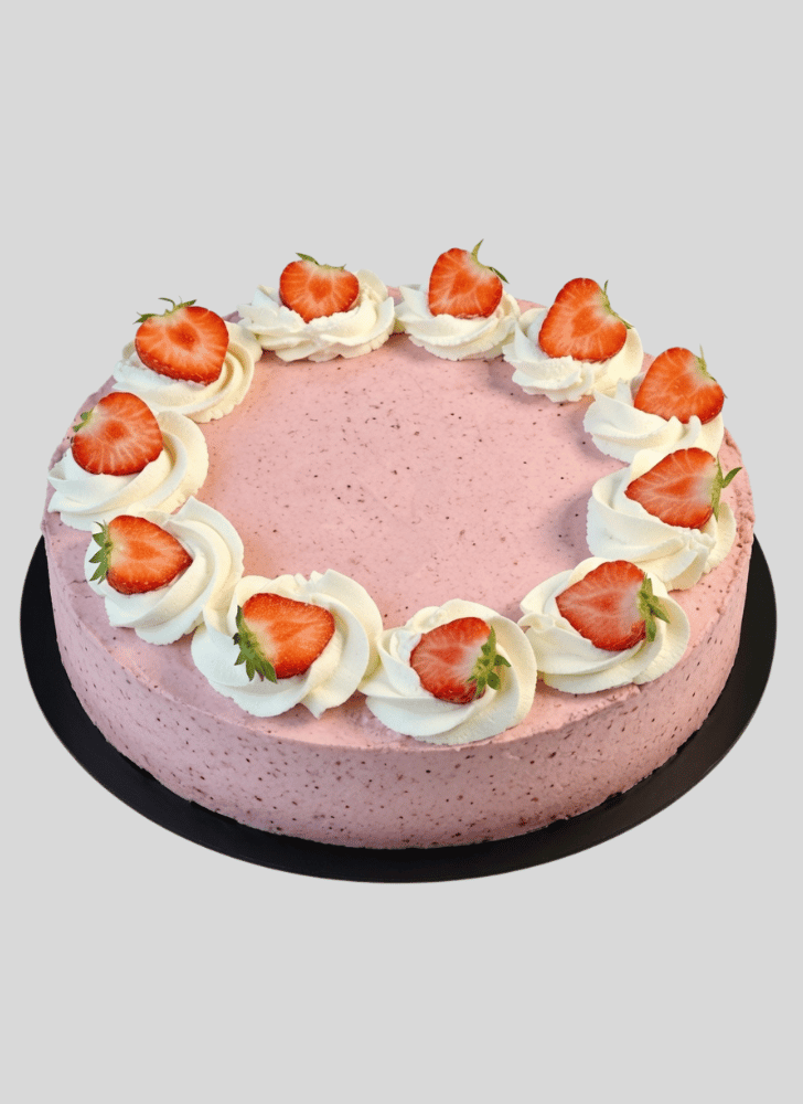 Shapely Strawberry Cake