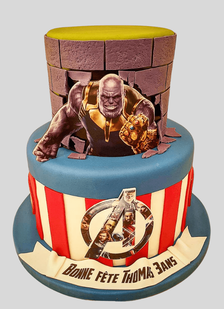 Charming Thanos Cake