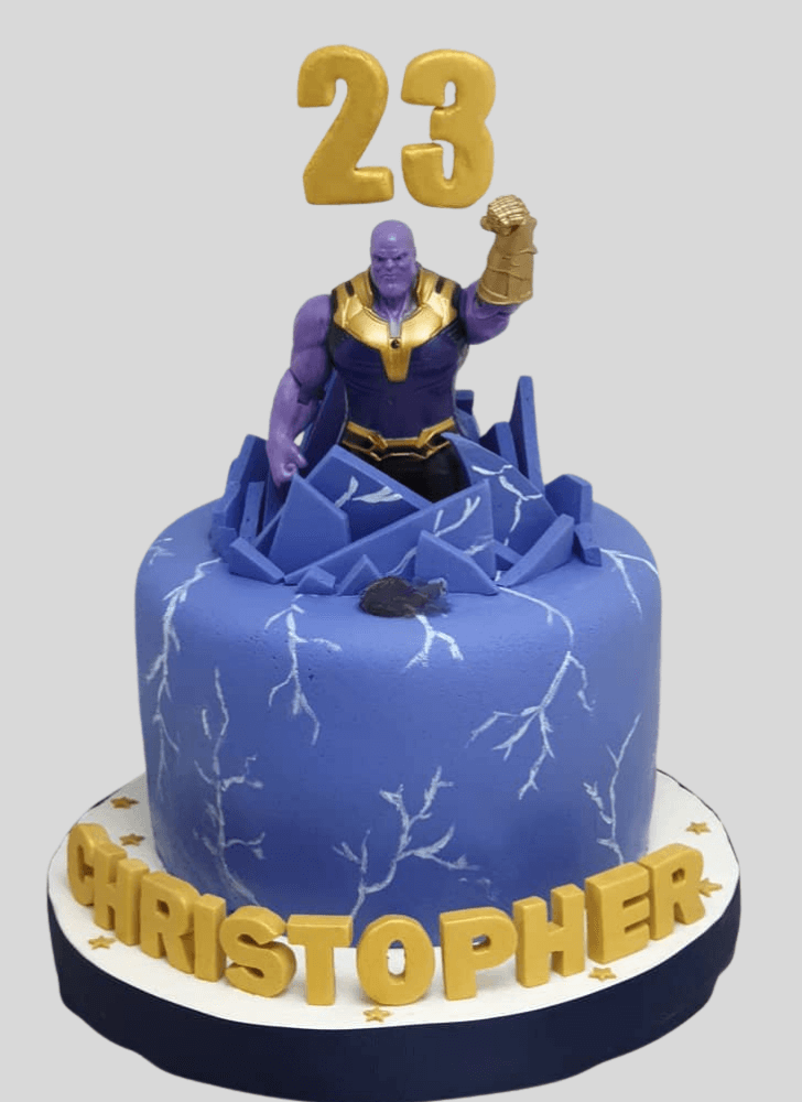 Cute Thanos Cake
