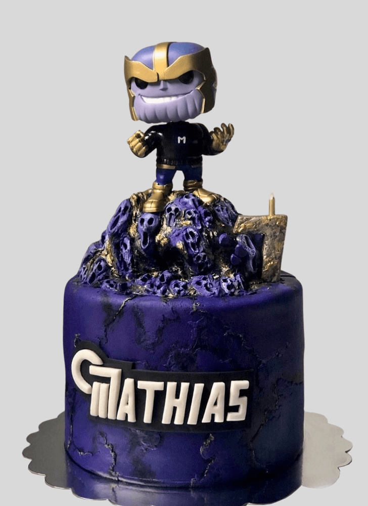 Enthralling Thanos Cake