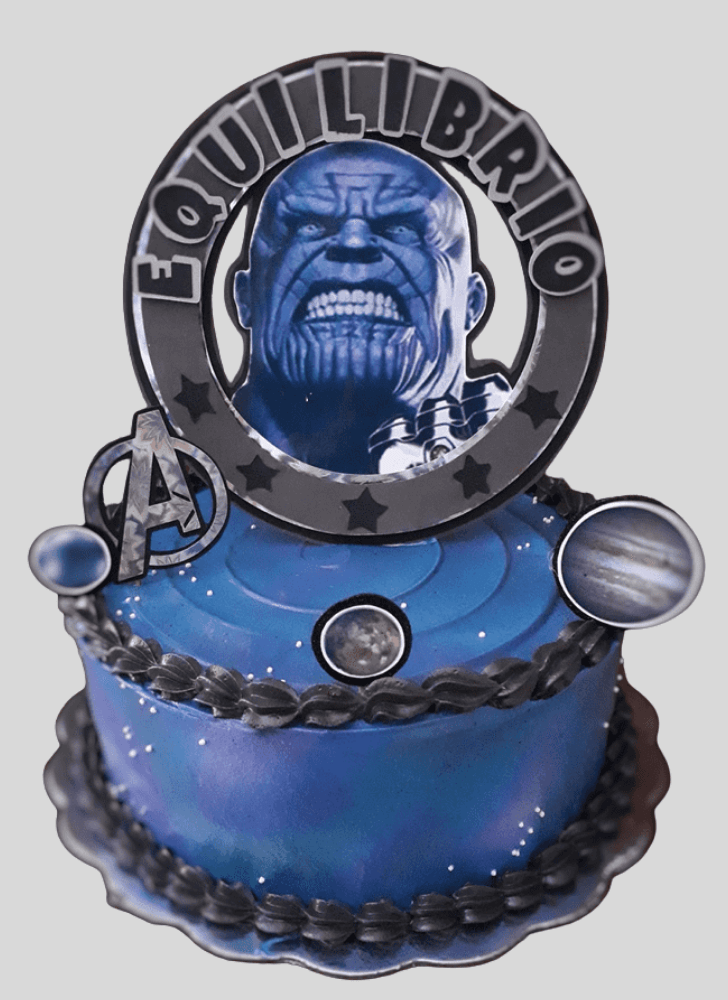 Marvelous Thanos Cake