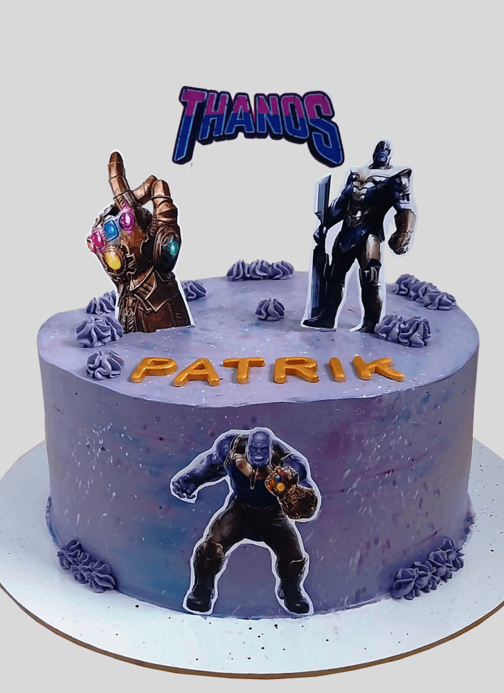 Shapely Thanos Cake