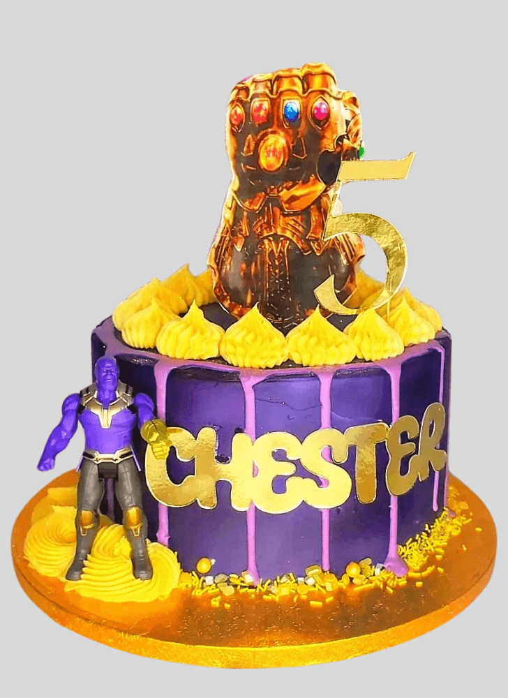 Wonderful Thanos Cake Design