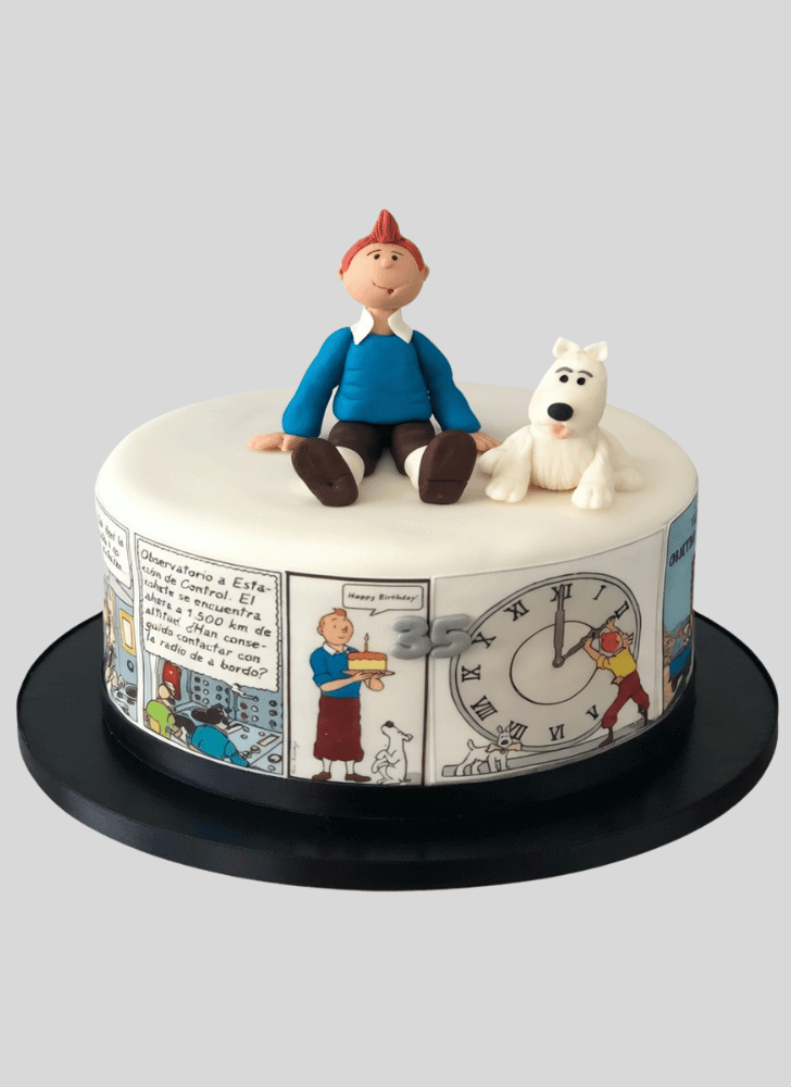 Adorable Tintin Cake