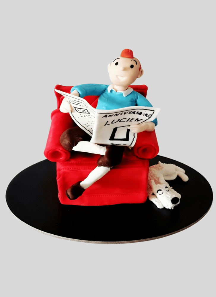 Alluring Tintin Cake