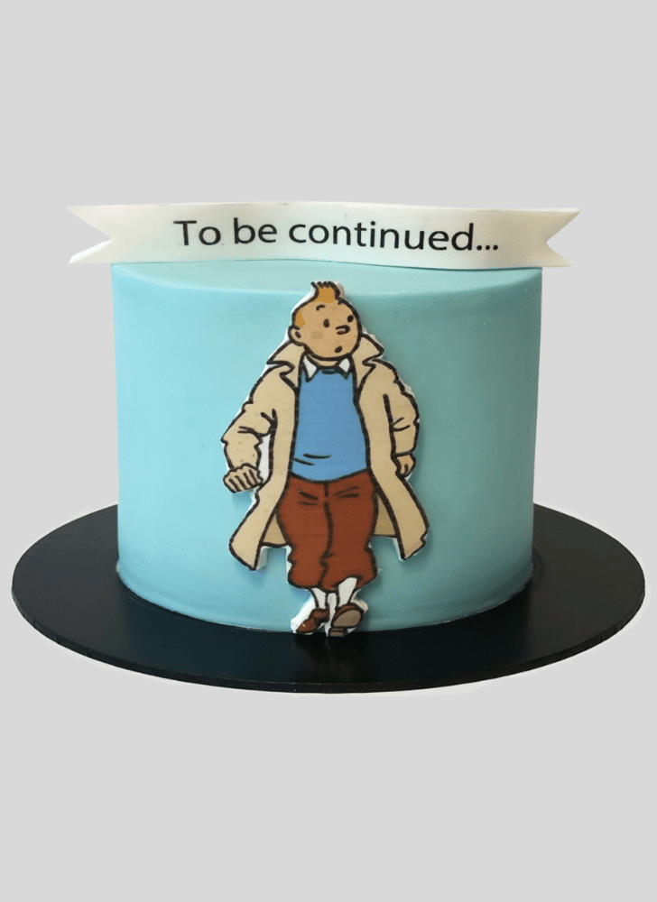 Beauteous Tintin Cake