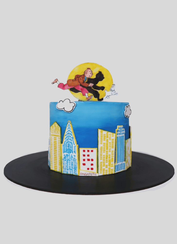 Captivating Tintin Cake