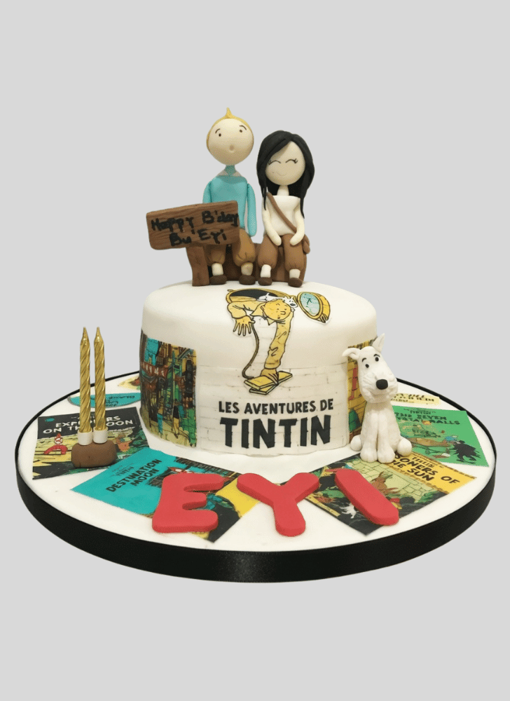 Classy Tintin Cake