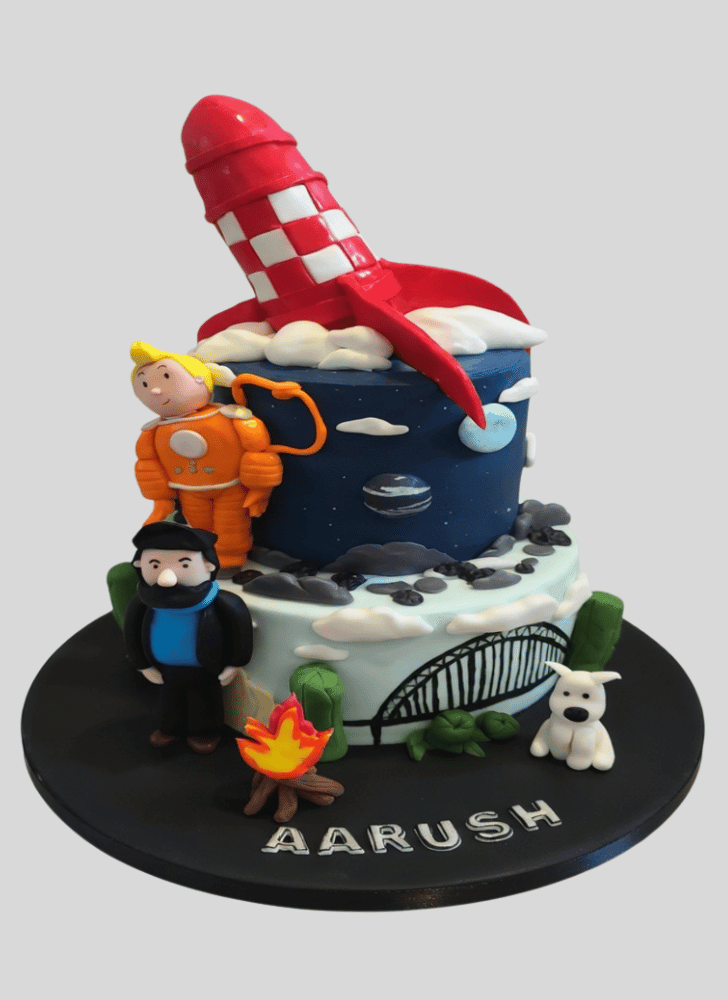 Cute Tintin Cake