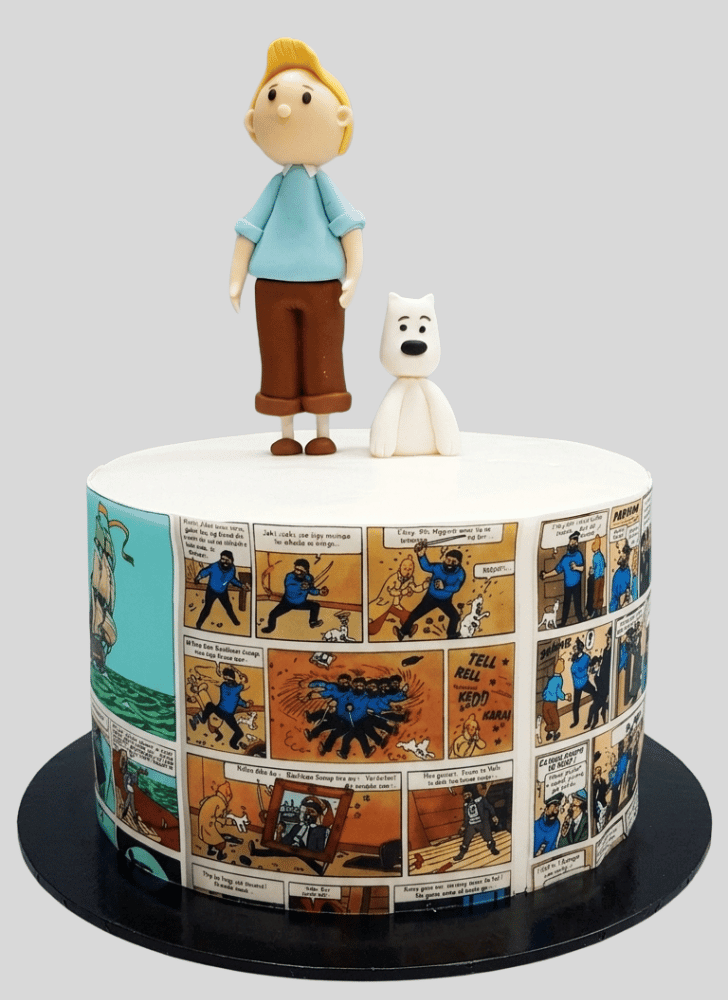 Dazzling Tintin Cake