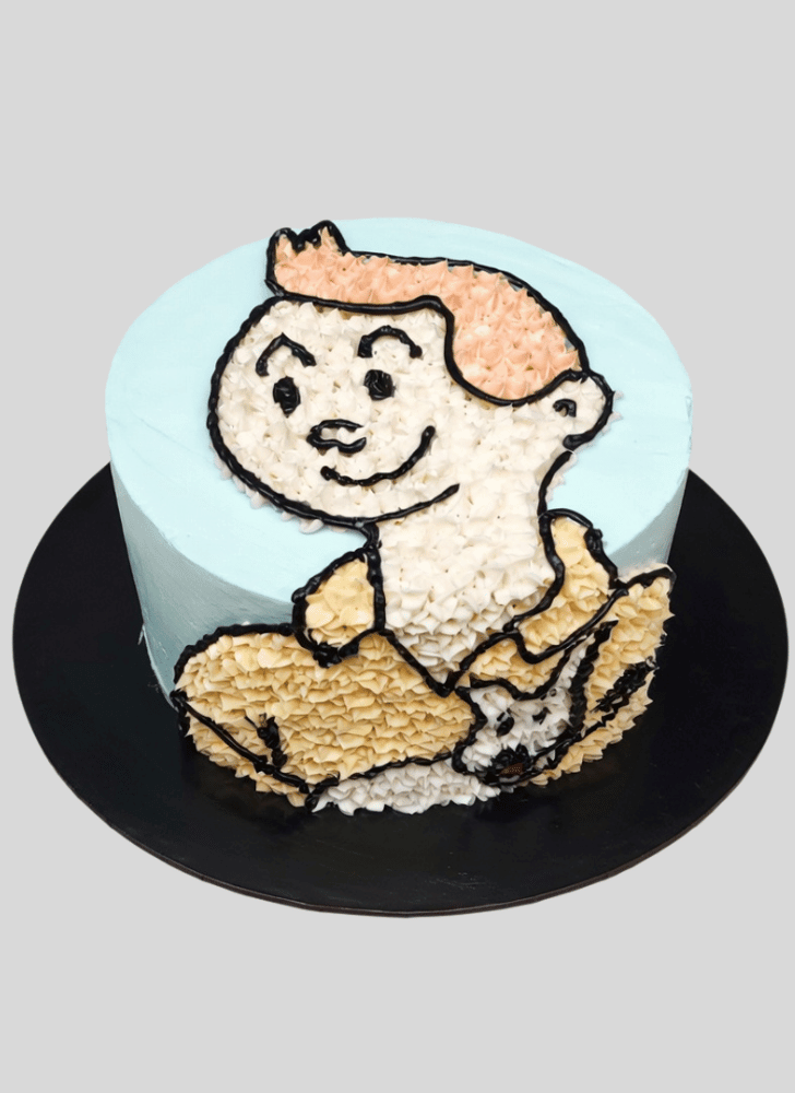 Enthralling Tintin Cake