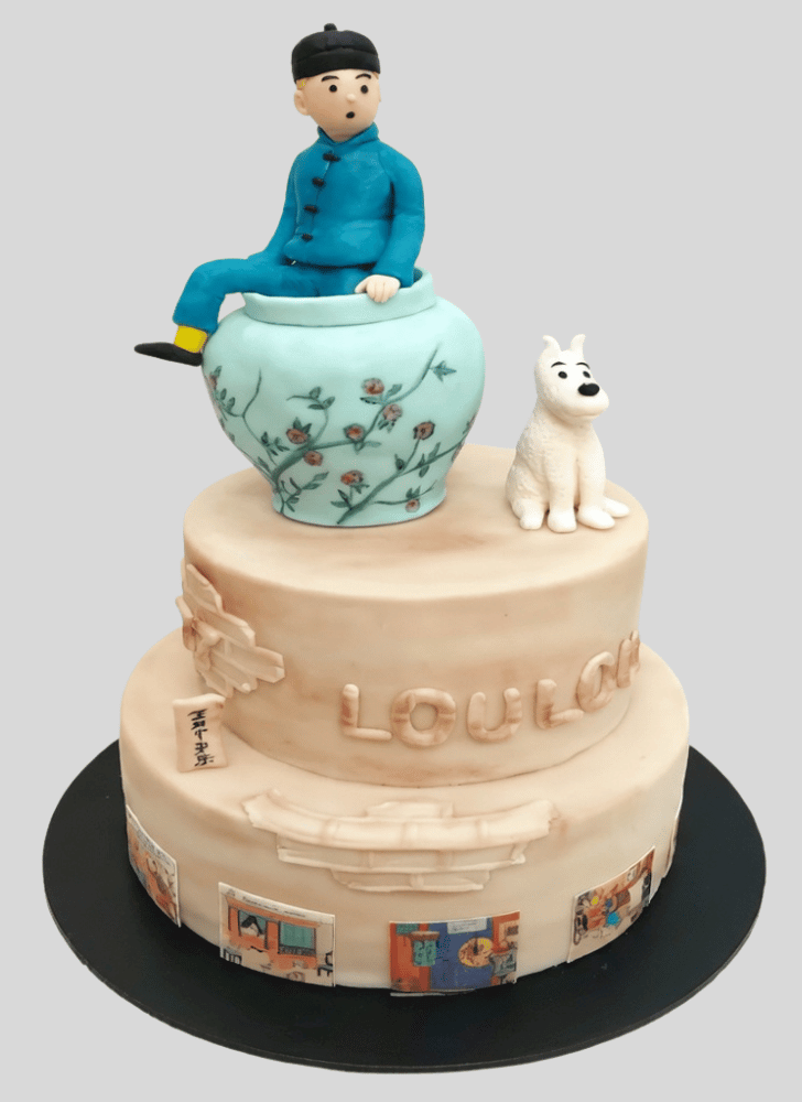 Exquisite Tintin Cake