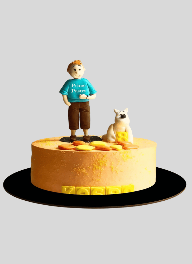 Fetching Tintin Cake