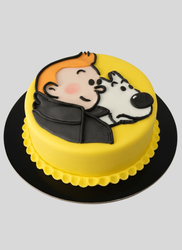 Handsome Tintin Cake
