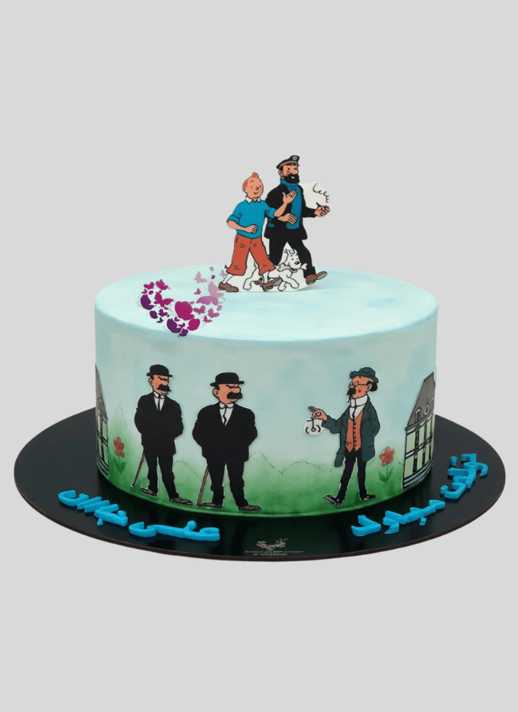 Lovely Tintin Cake Design