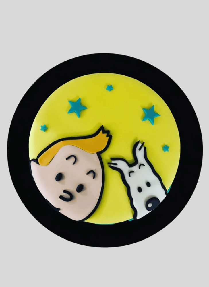 Radiant Tintin Cake