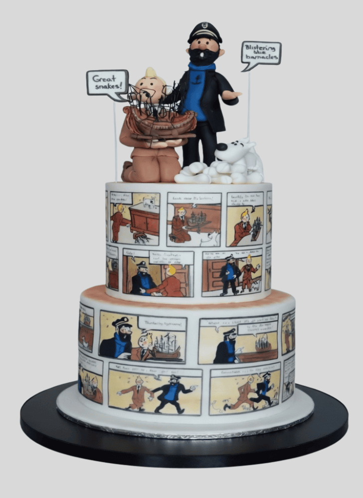 Stunning Tintin Cake