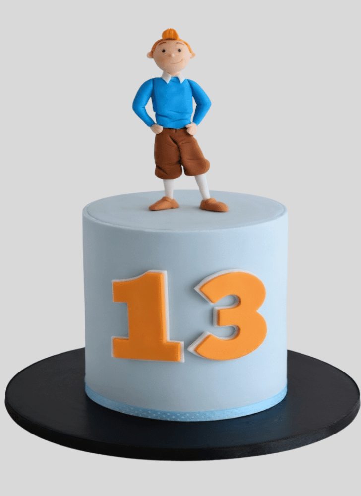 Wonderful Tintin Cake Design