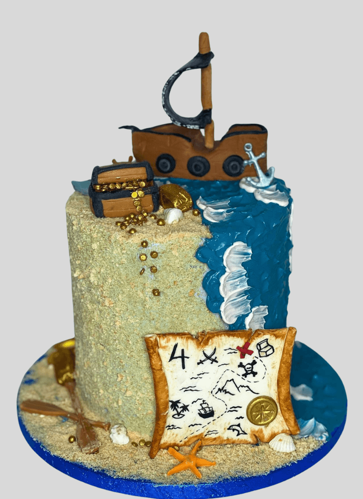 Admirable Treasure Cake Design