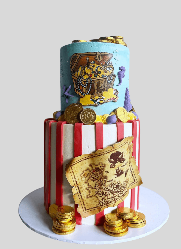 Appealing Treasure Cake