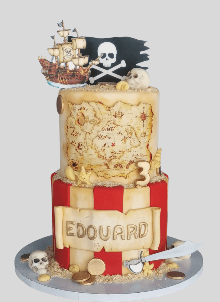 Wonderful Treasure Cake Design