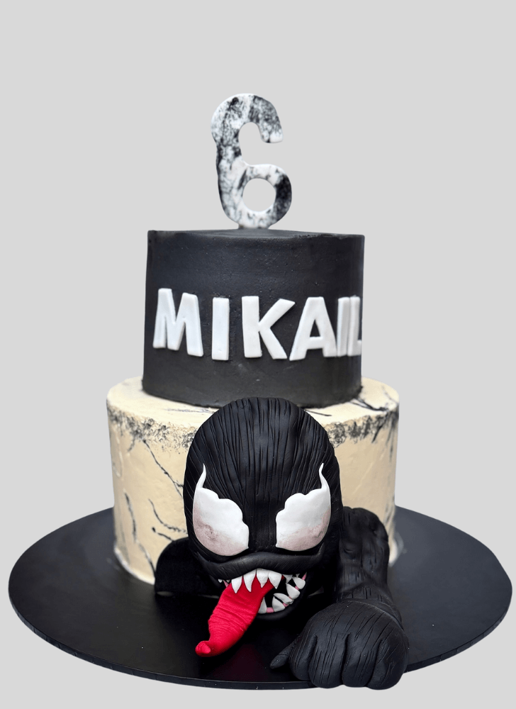 Admirable Venom Cake Design