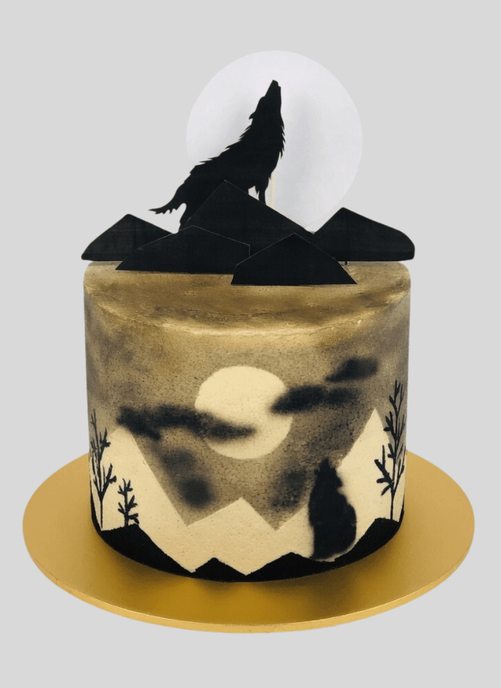 Admirable Wolf Cake Design