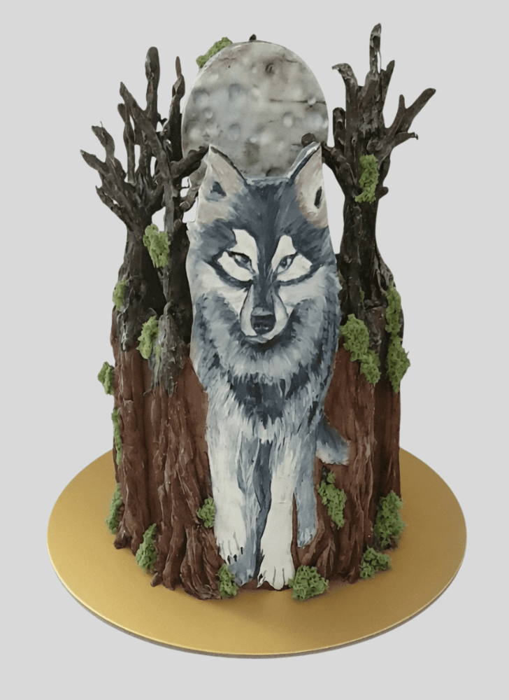 Adorable Wolf Cake
