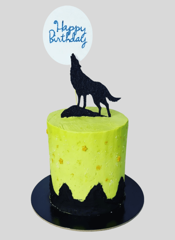 Cute Wolf Cake