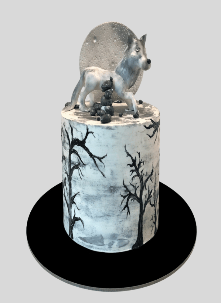 Elegant Wolf Cake