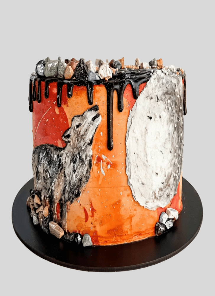 Enthralling Wolf Cake