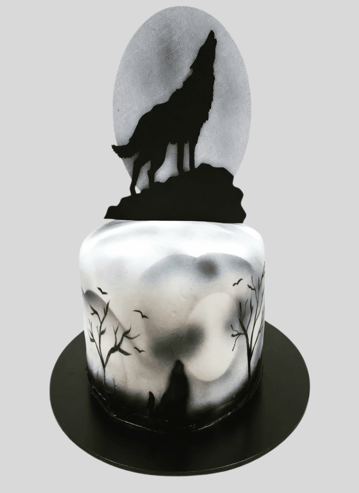 Pleasing Wolf Cake