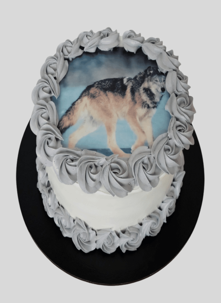 Radiant Wolf Cake