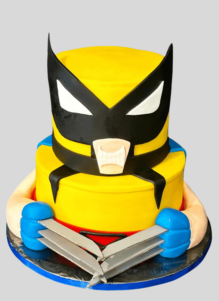 Adorable Wolverine Cake