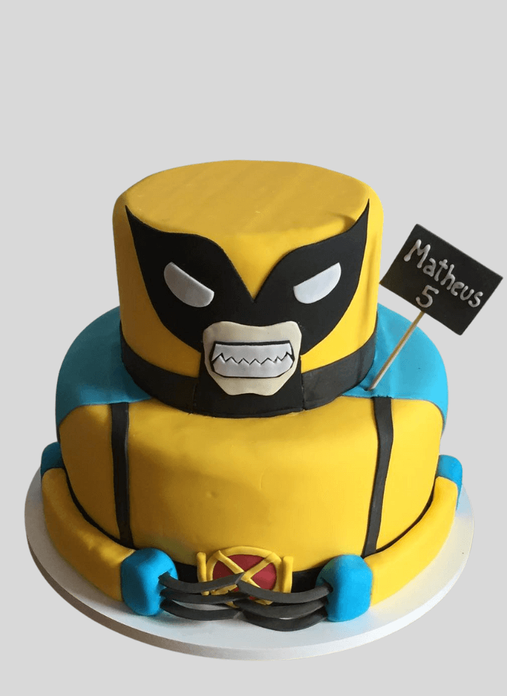 Cute Wolverine Cake
