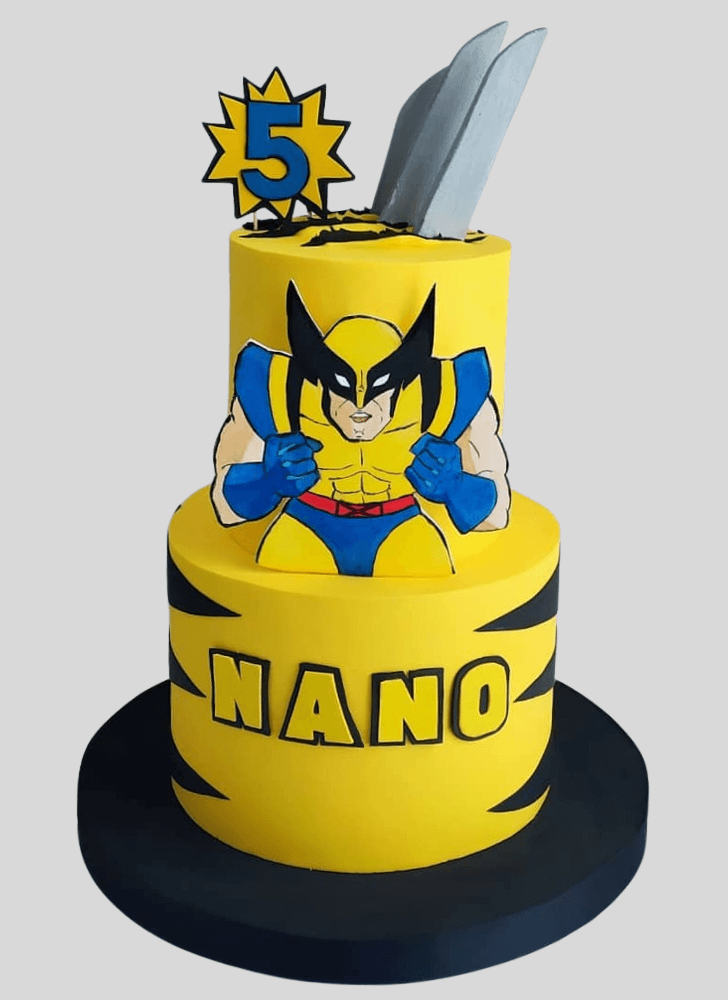 Dazzling Wolverine Cake