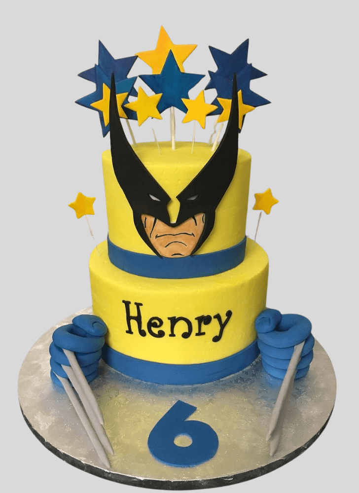 Good Looking Wolverine Cake
